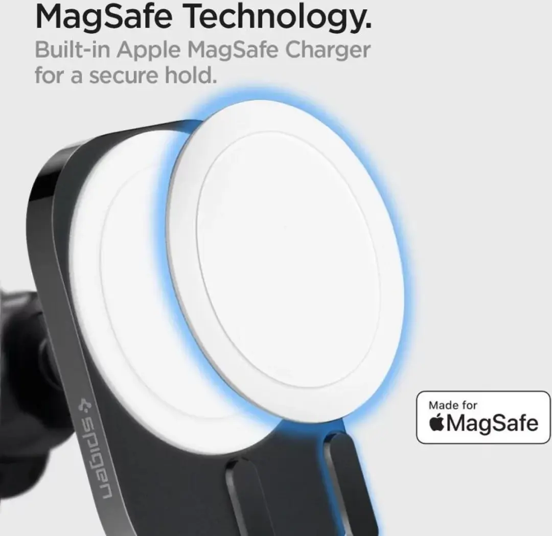 Spigen OneTap Pro 3 Autohouder - MagSafe 15W - iPhone 12-serie - Zwart