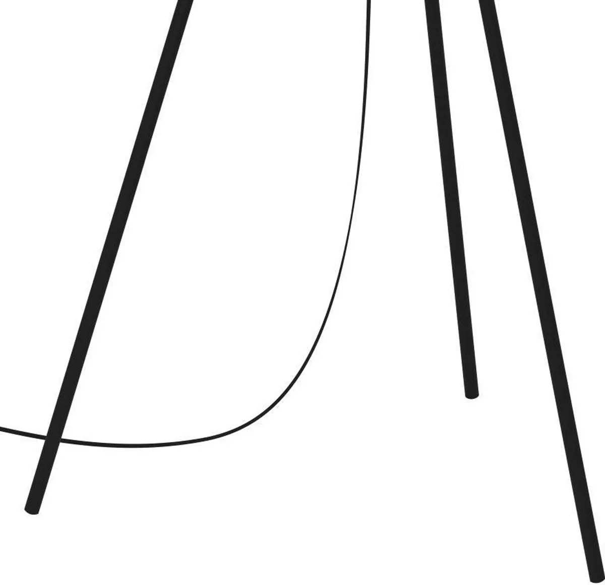 Eglo Castanuelo Vloerlamp E27 152cm - Zwart/Goud