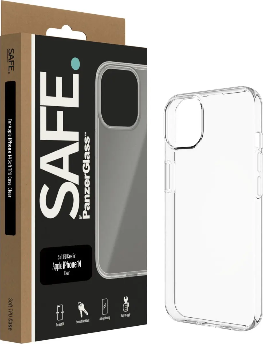 PanzerGlass SAFE. TPU Hoes iPhone 14