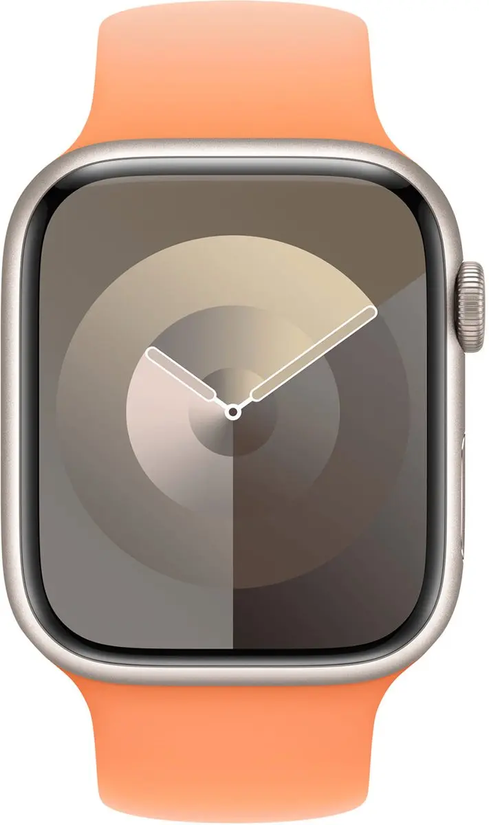 Apple Siliconen Bandje Orange Sorbet - One Size - 44/45/46/49mm