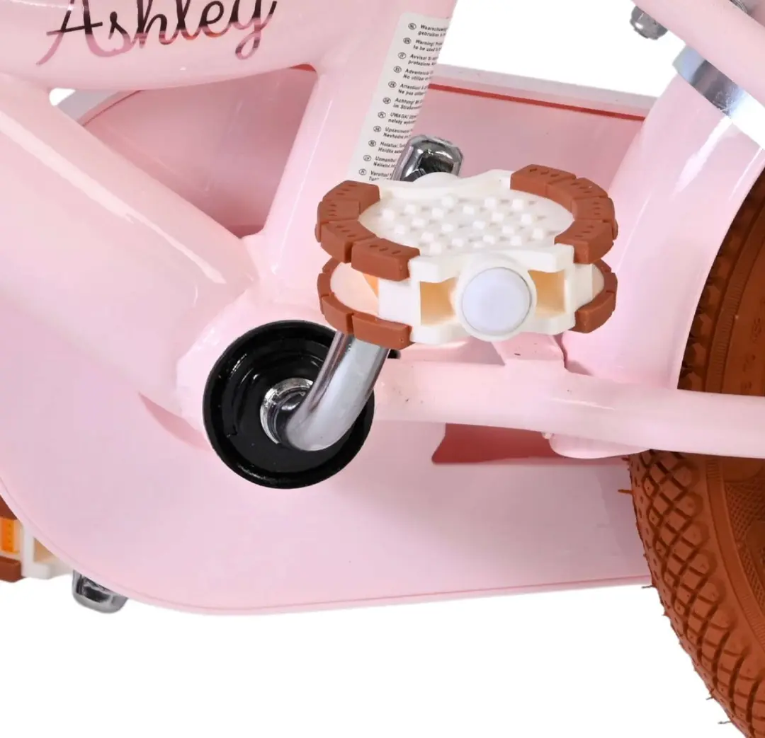 Volare Ashley Kinderfiets 12 inch - Roze - afbeelding 6 van 6