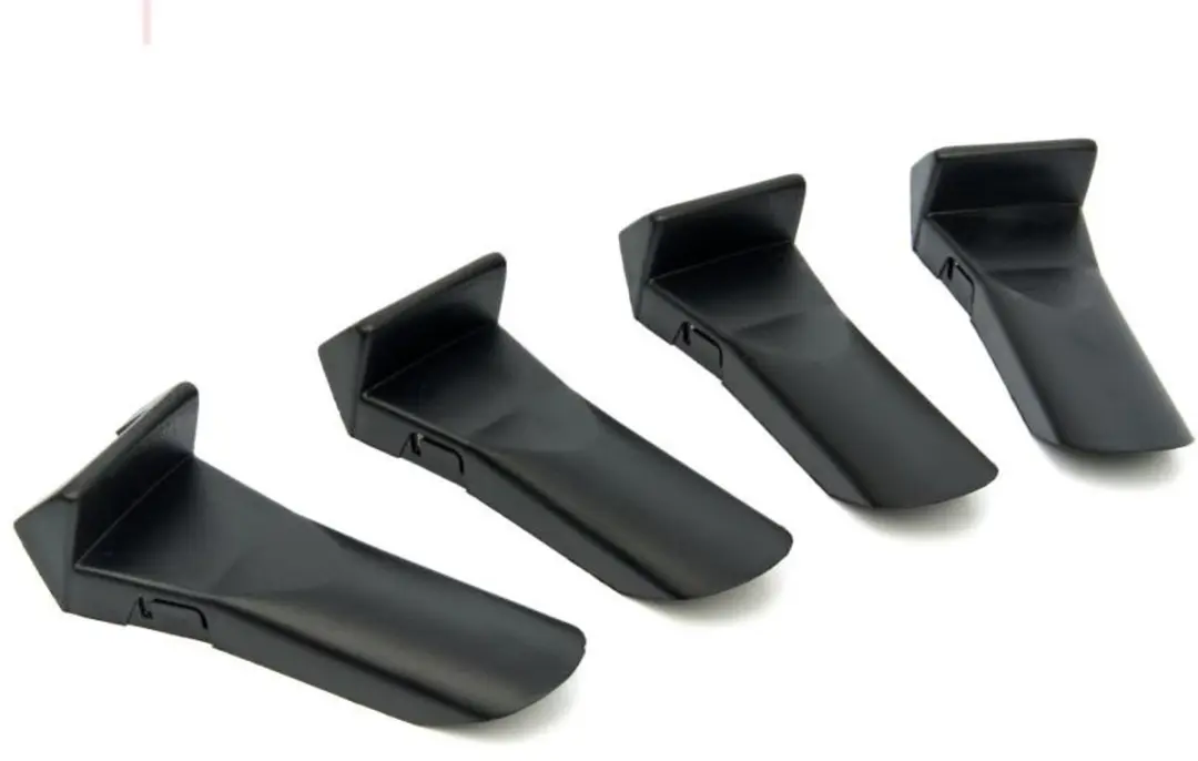 HBM Beschermkappen 4 Stuks - 50x40x13,5mm - Zwart