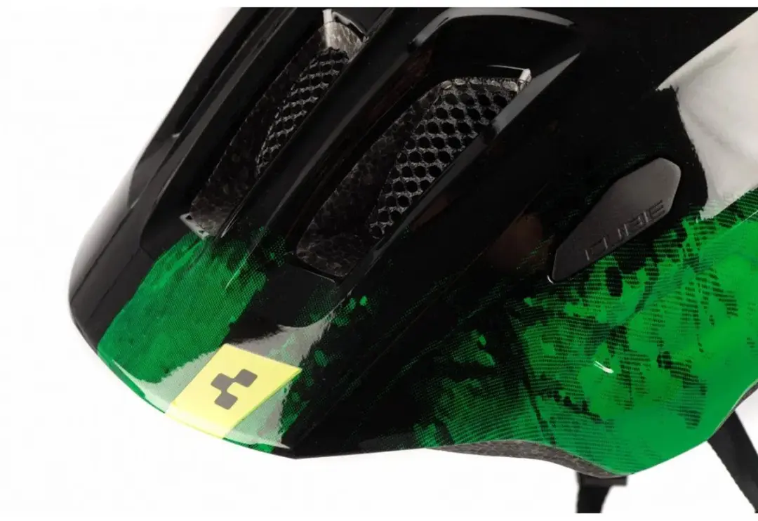 Cube Talok Kinderhelm MIPS - 11 Ventilatiegaten - 46-51cm - Zwart/Groen - afbeelding 2 van 6