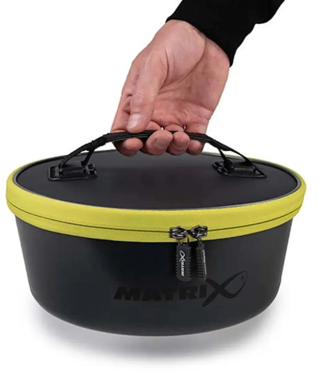 Matrix Moulded EVA Bowl GBT038 - Zwart/Lime