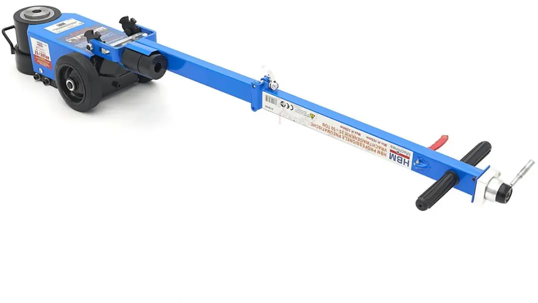 HBM Pneumatische Vagnsdomkraft 25-50 Ton - 165-3630mm