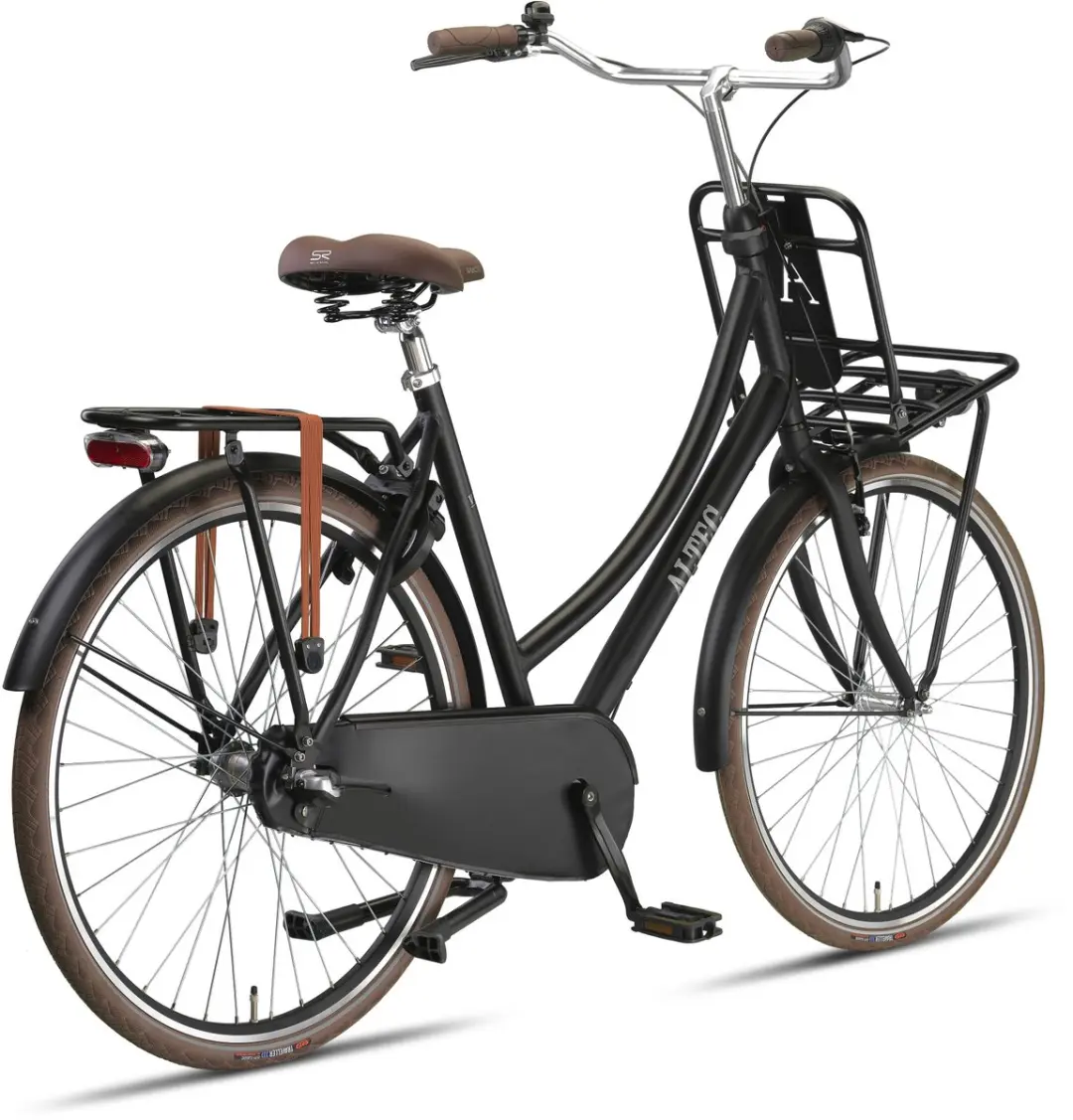Altec Vintage Dames Transportfiets 28" - 3 Versnellingen - Matzwart