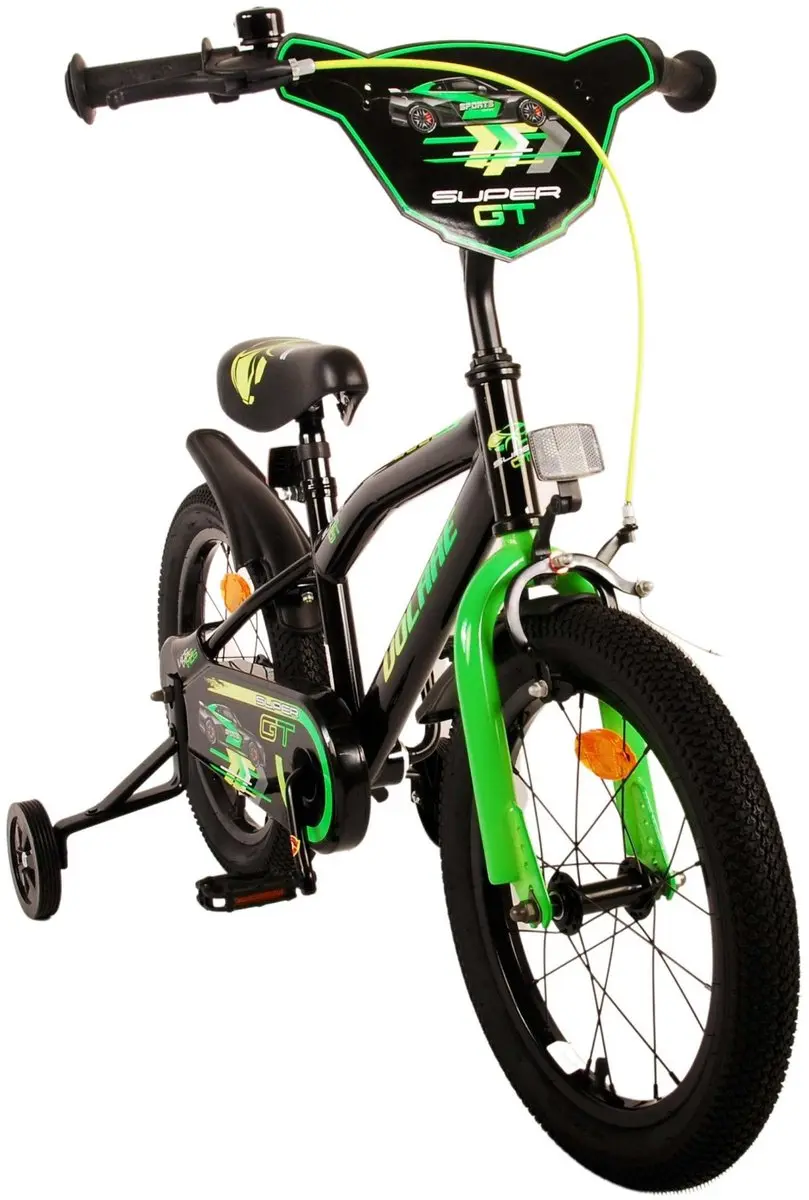 Volare Super GT Kinderfiets 16" - 1 Versnelling - Groen