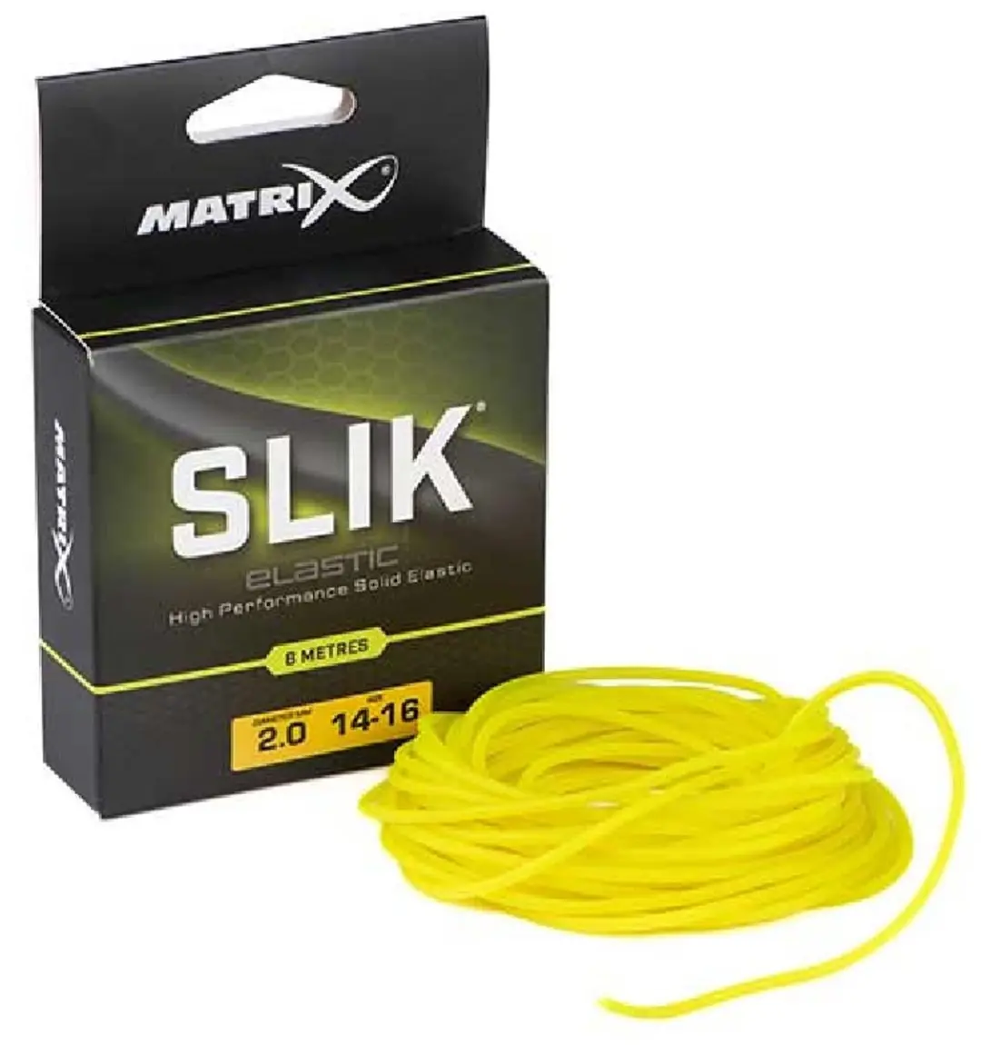 Matrix Volle Elastiek Slik Elastic 8m - Geel