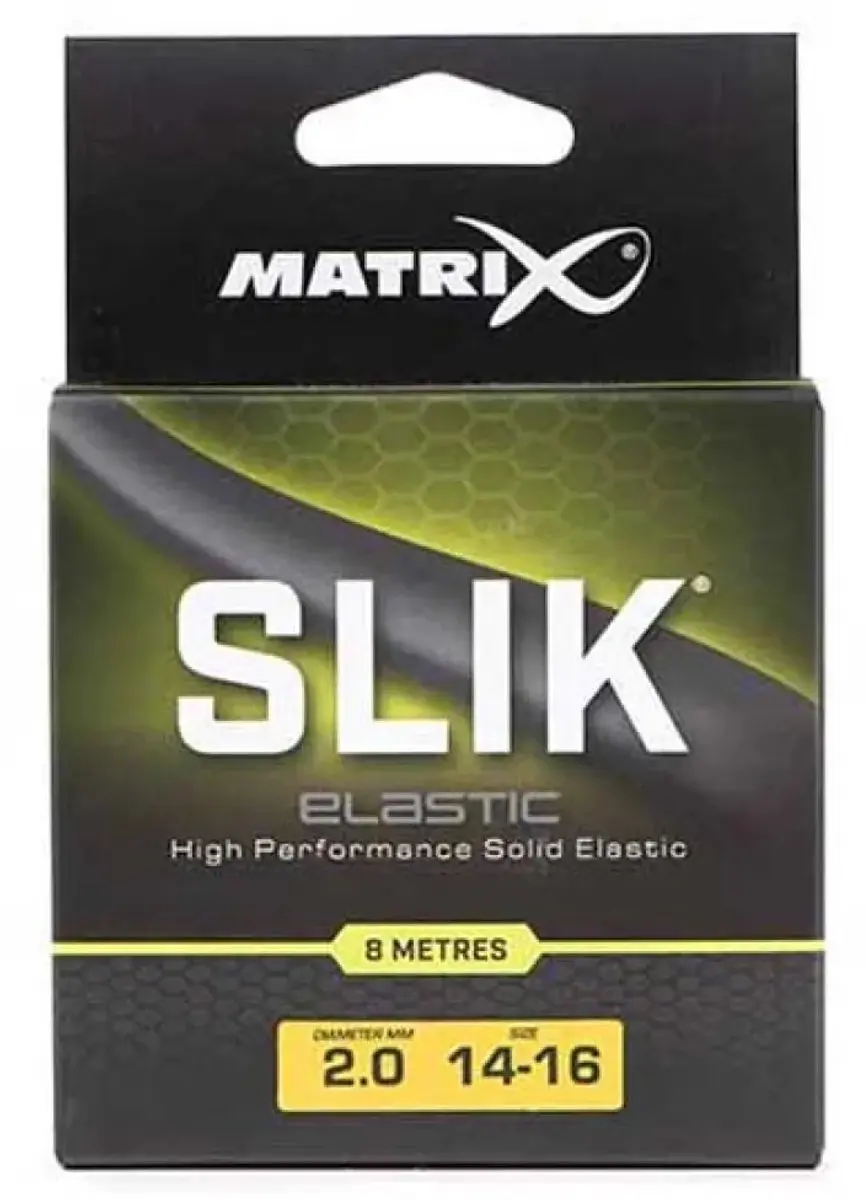 Matrix Volle Elastiek Slik Elastic 8m - Geel