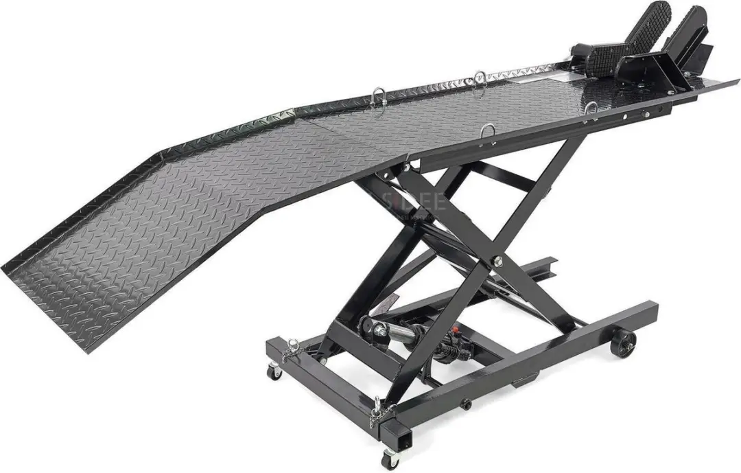 HBM Motorheftafel 360 kg - 48x221,5x80cm Zwart