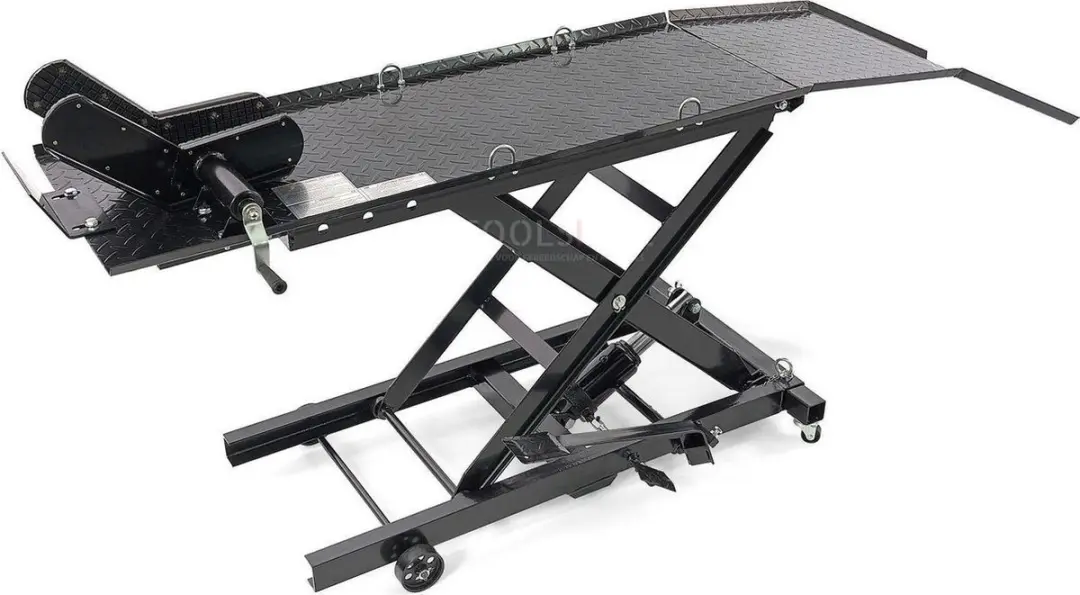 HBM Motorheftafel 360 kg - 48x221,5x80cm Zwart