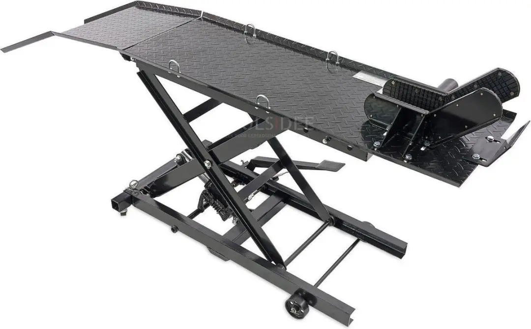 HBM Motorheftafel 360 kg - 48x221,5x80cm Zwart