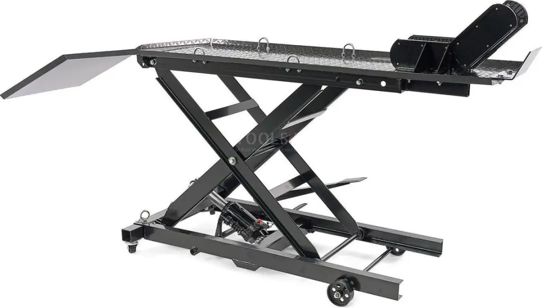 HBM Motorheftafel 360 kg - 48x221,5x80cm Zwart