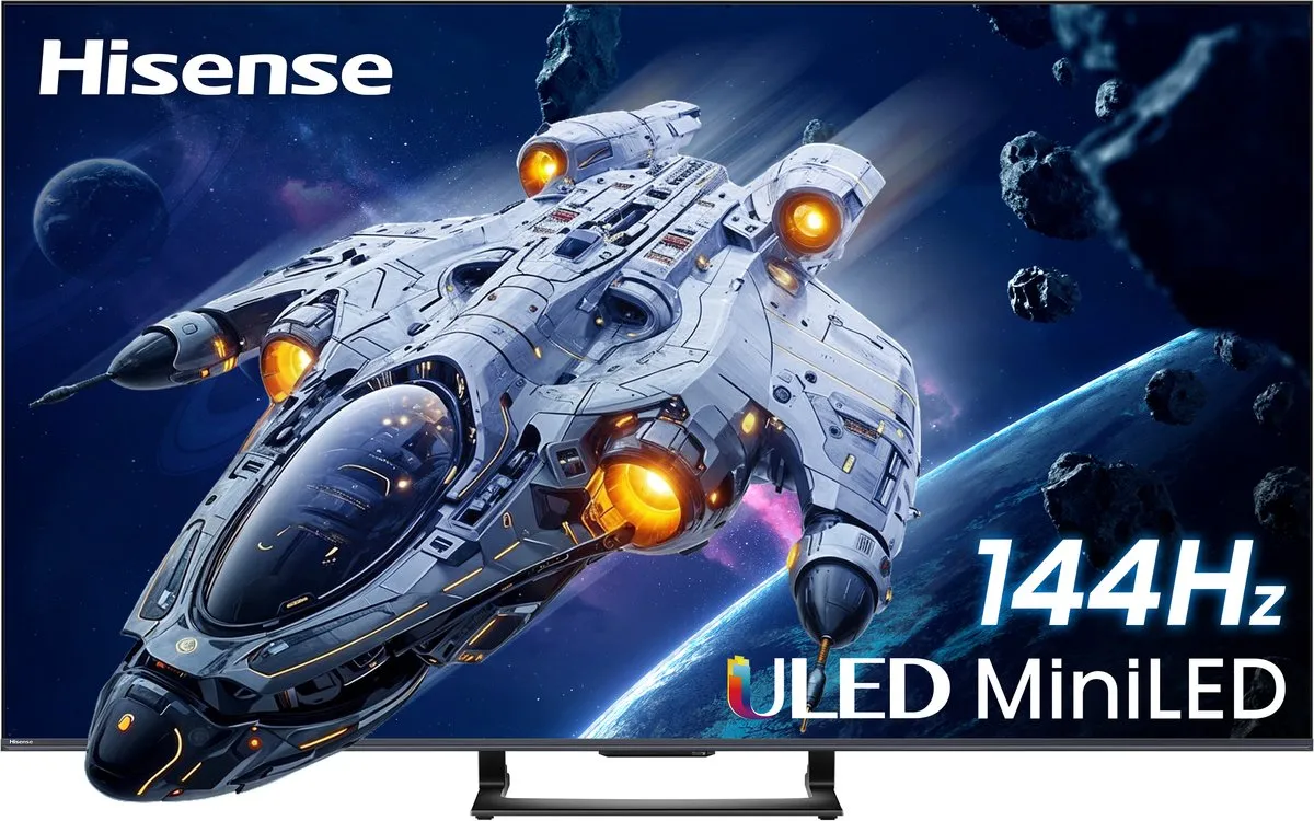 Hisense 50U7Q 50 inch MiniLED TV - 4K 144Hz - Metaal/Charcoal Grey