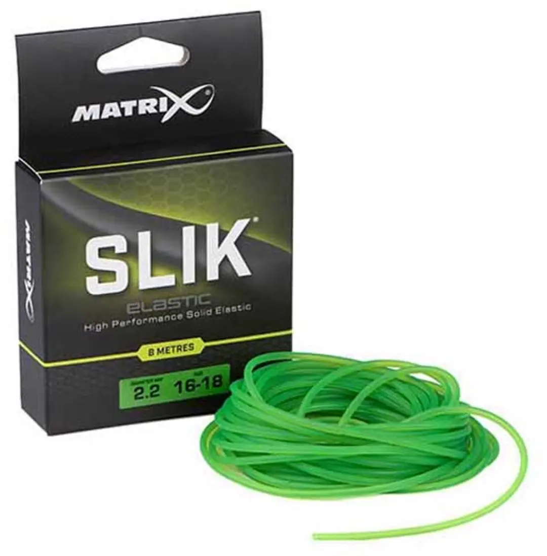 Matrix Fox Matrix SLIK Elastic 8m 1.4mm - Groen