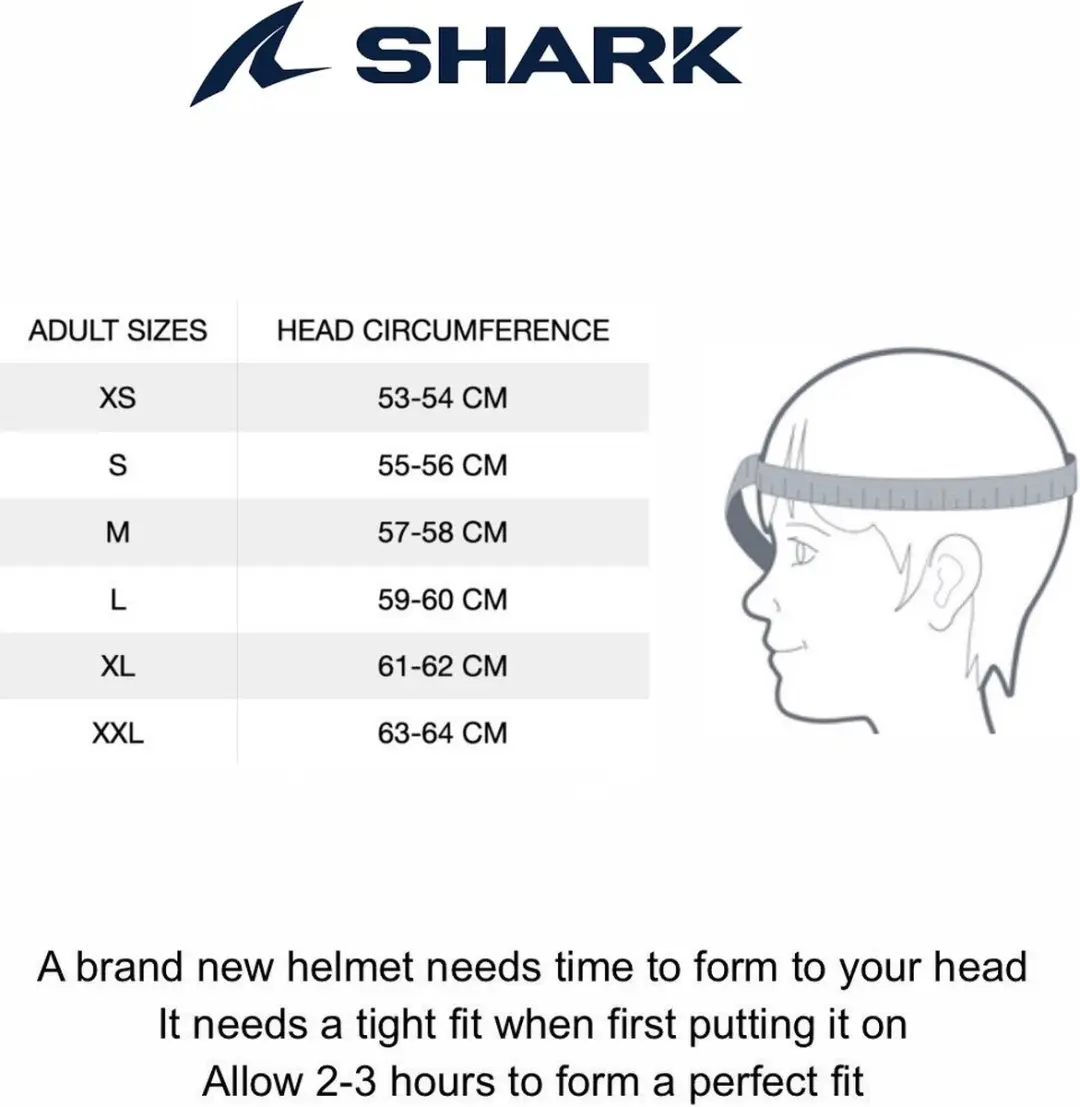 Shark Oxo Blank Systeemhelm - Maat S - Gun Metal
