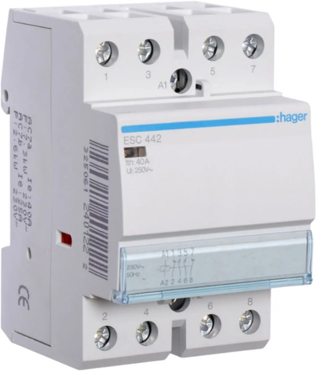 Hager ESC442 Magneetschakelaar 40A 2M