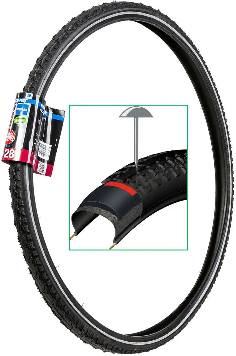 Fischer 28x1.5 Trekking/E-Bike Buitenband 28"
