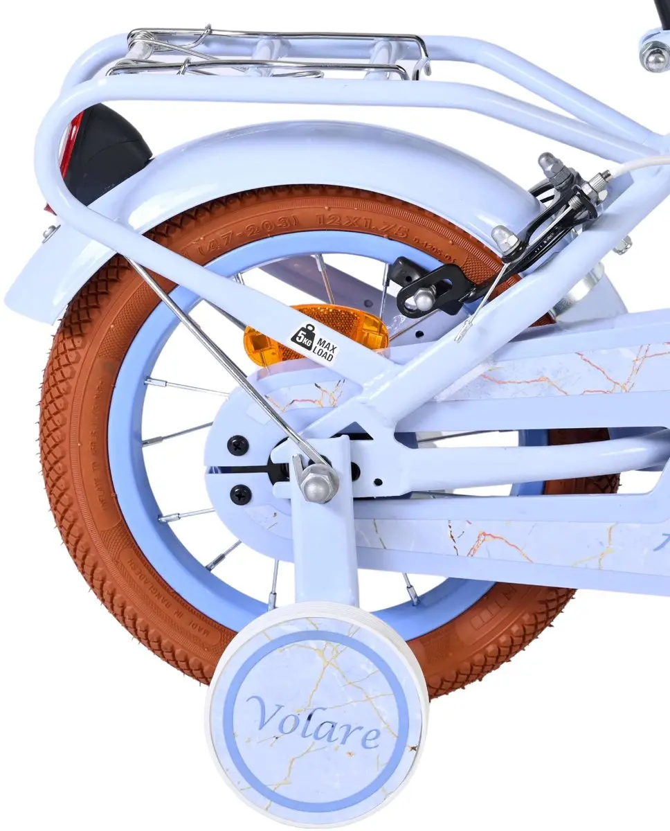 Volare Ashley Kinderfiets 12" - Lichtblauw - 1 Versnelling