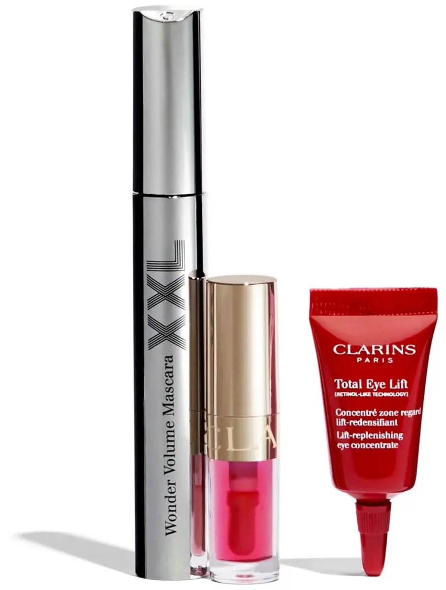 Clarins Wonder Volume Mascara - 3x 8ml Zwart