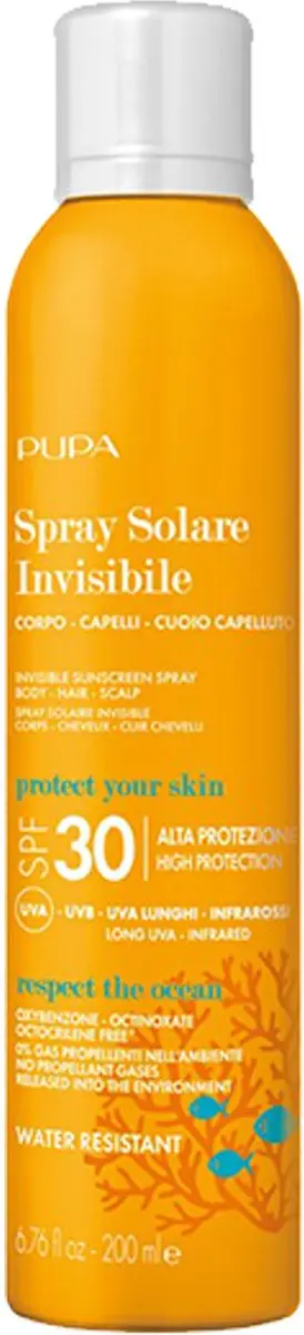 Pupa Milano Invisible Sunscreen Milk Body SPF30 200ml