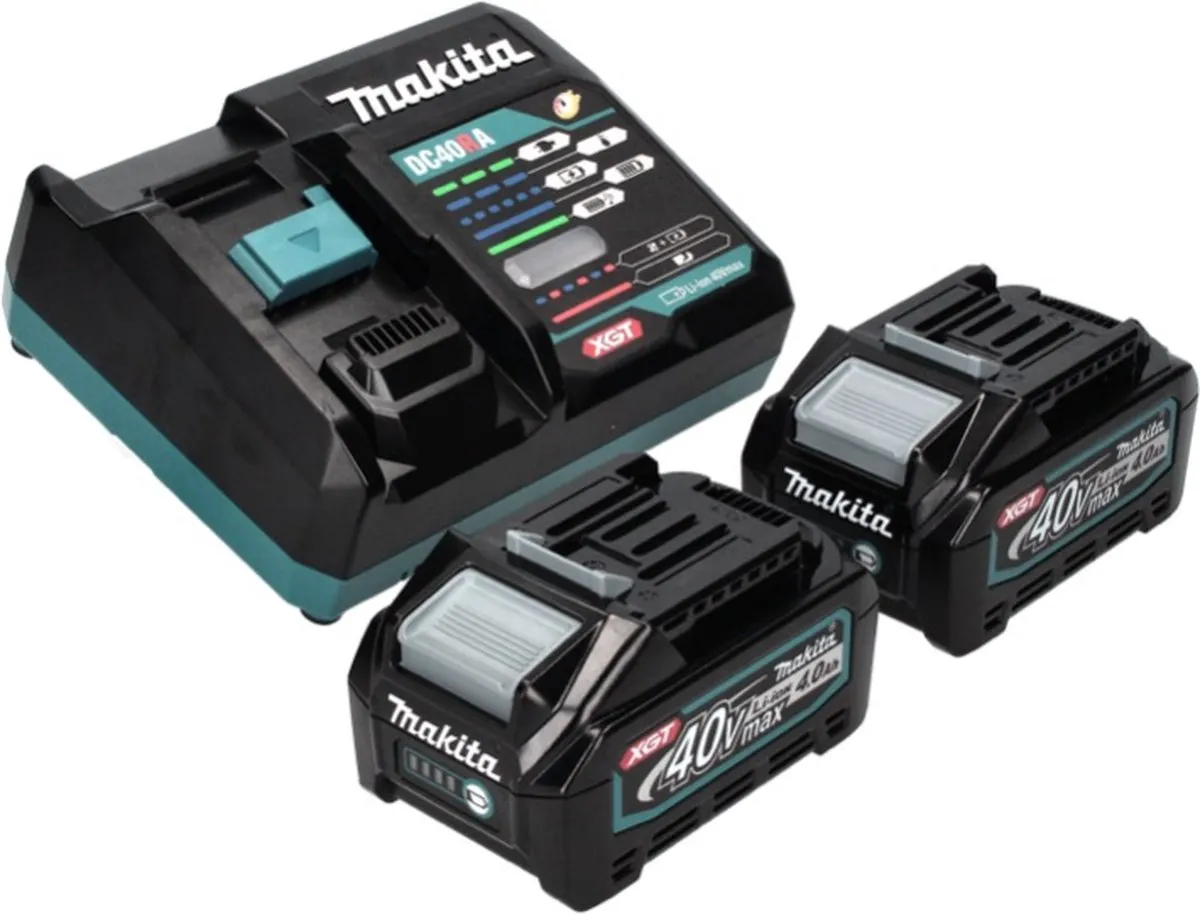 Makita GA 016 GM2 Haakse Slijper 40V Max - 125mm - 2x 4,0Ah Accu - afbeelding 3 van 5