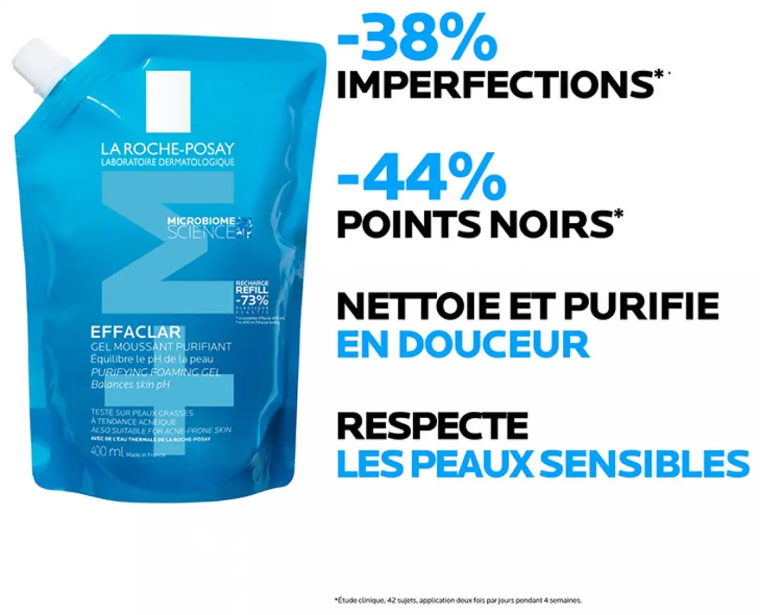 La Roche-Posay Effaclar Reinigende Schuimgel Navulling 400ml