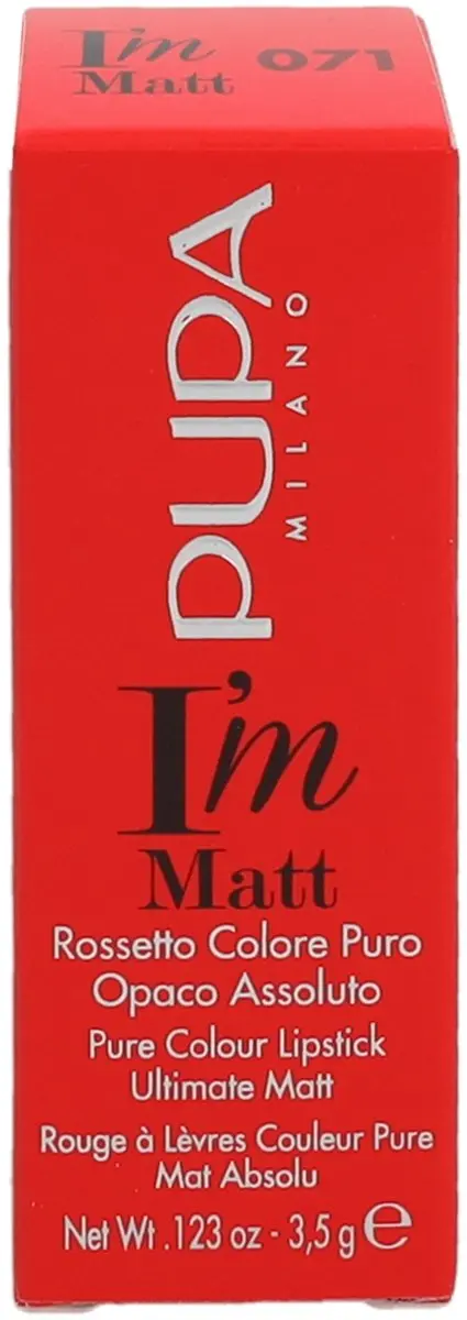 Pupa I'm Pupa Lipstick Rood - 3.5g