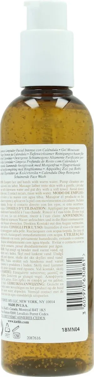 Kiehl's Calendula Deep Cleansing Foaming Face Wash 500ml