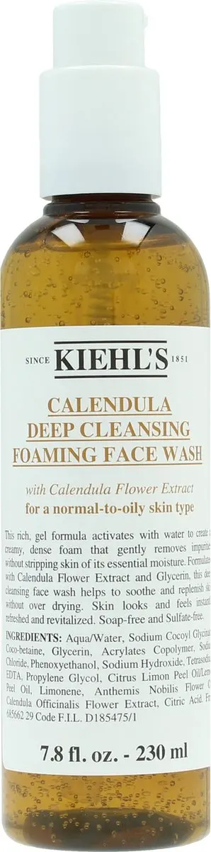 Kiehl's Calendula Deep Cleansing Foaming Face Wash 500ml