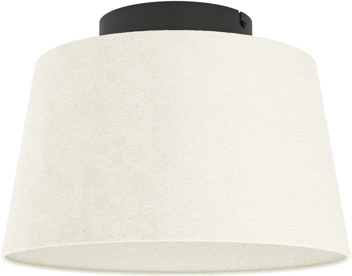 Eglo Febres Plafondlamp E27 Ø35cm - Zwart/Wit