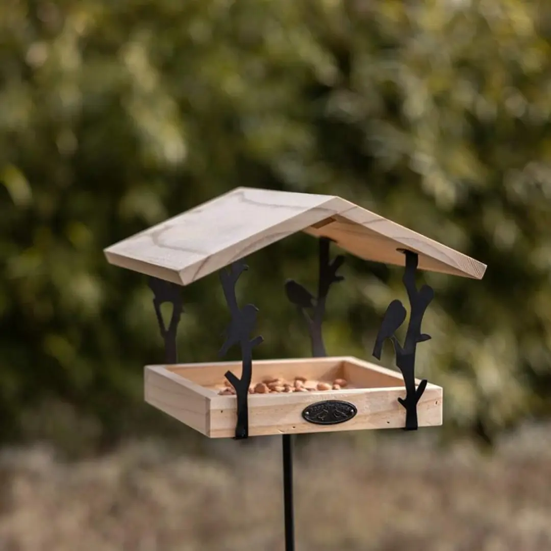 Esschert Design Voedertafel op pin Tjiftjaf