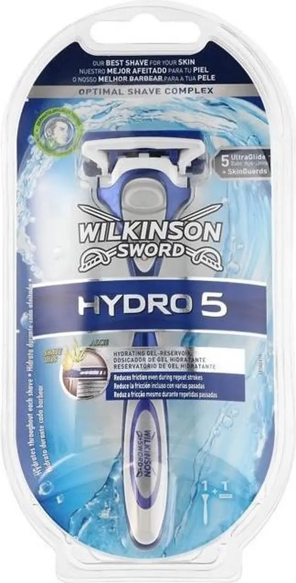 Gillette Wilkinson Sword Hydro 5 Cargador Blue