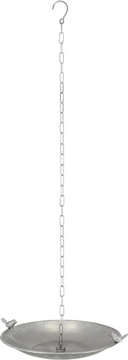 Esschert Design Regenketting met Vogelblad - Zilver