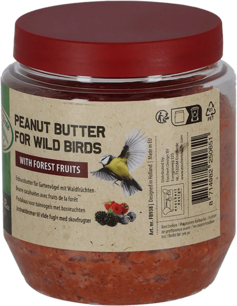 Esschert Design Bosvruchtenvogel Pindakaas 340g