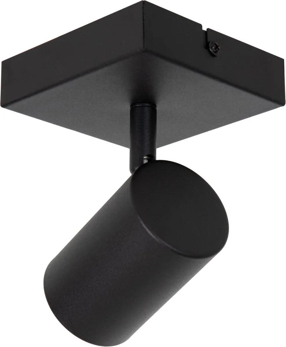 Lucide Amigo Plafondspot GU10 - Zwart