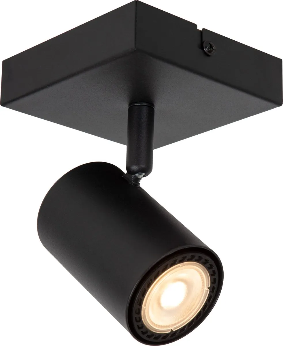 Lucide Amigo Plafondspot GU10 - Zwart