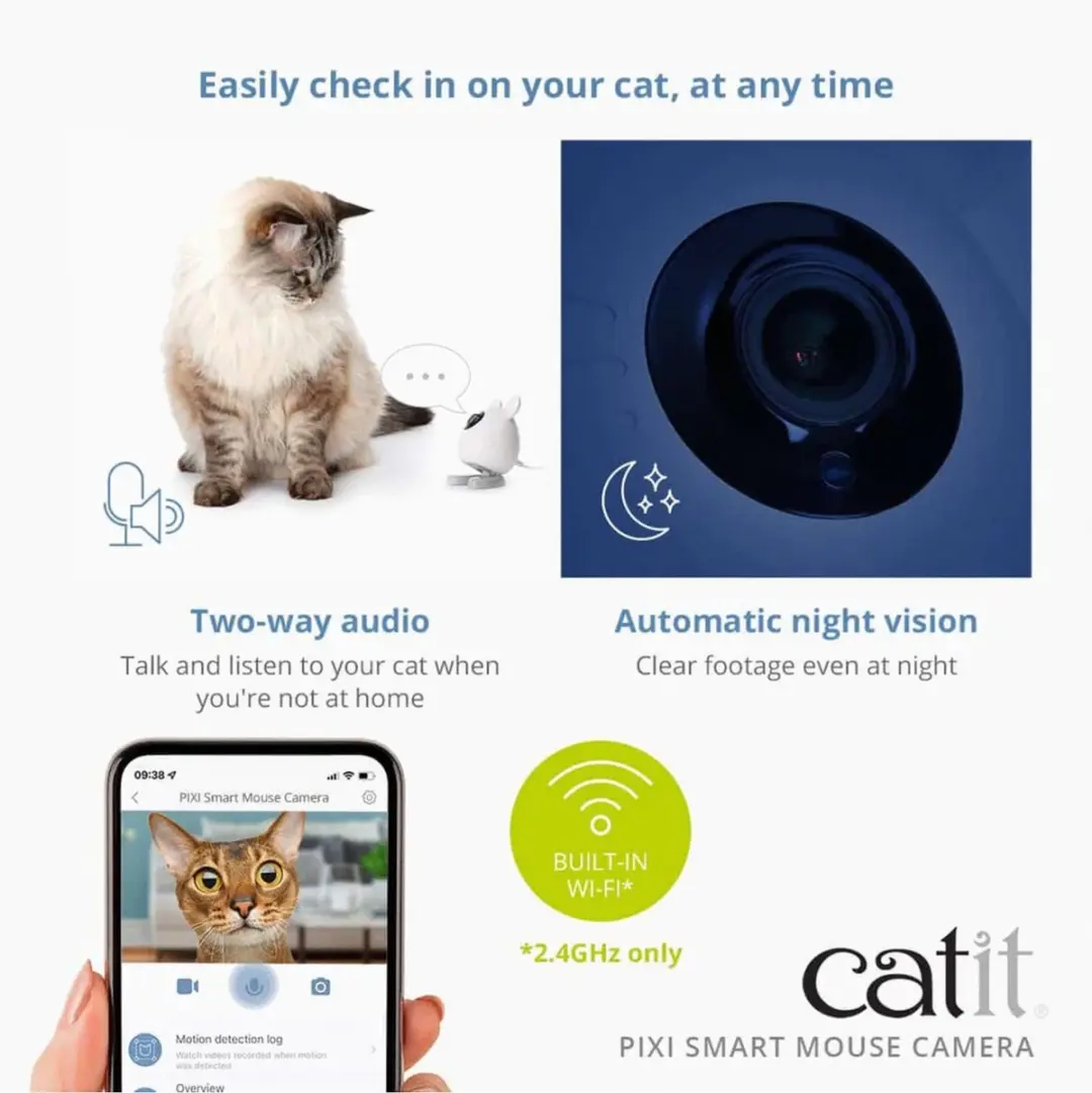 Catit Pixi Smart Mouse Camera Wit
