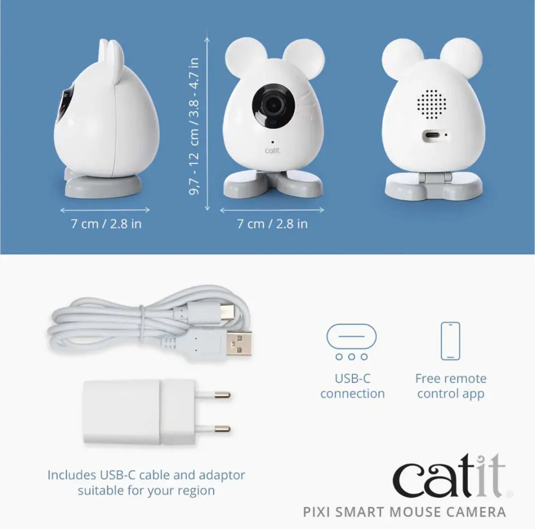 Catit Pixi Smart Mouse Camera Wit