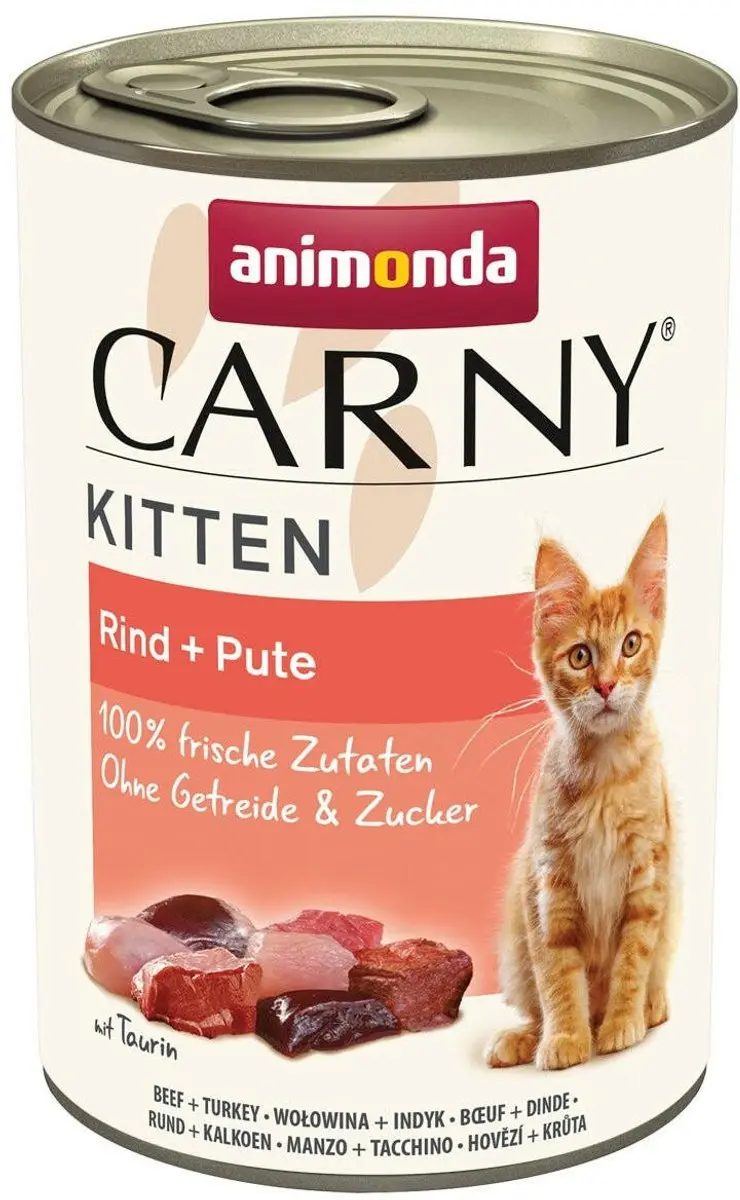 Animonda Carny Kitten Rund & Kalkoen 12x400g