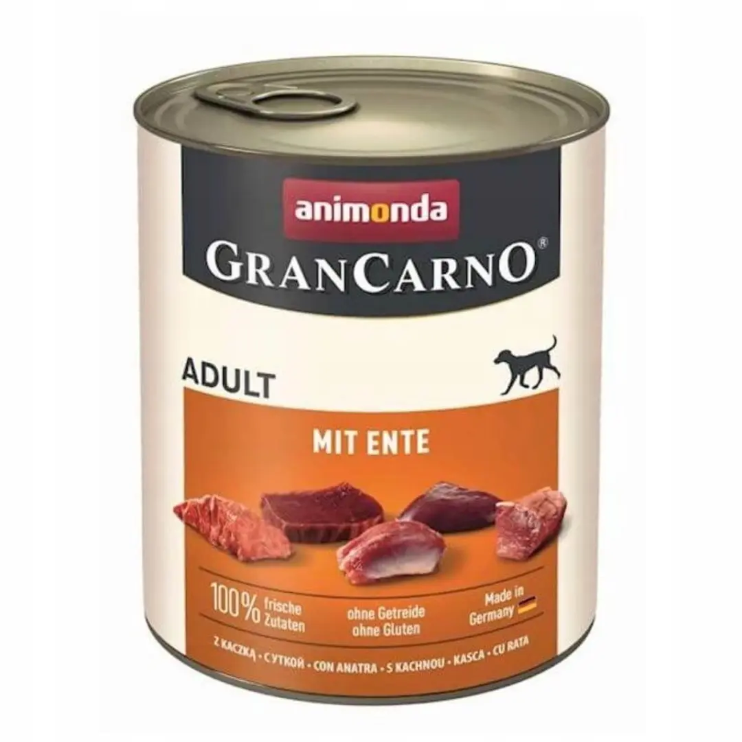 Animonda GranCarno Natvoer Honden Eend 12x800g