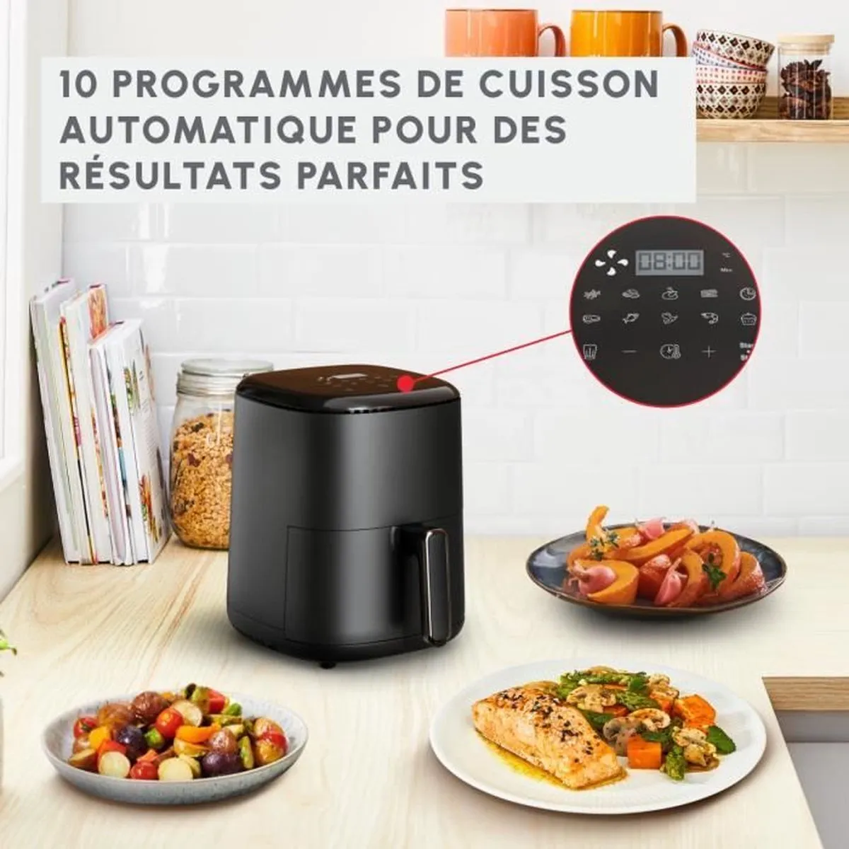 Moulinex Easy Fry Compact EZ145820 Airfryer 3L - Zwart