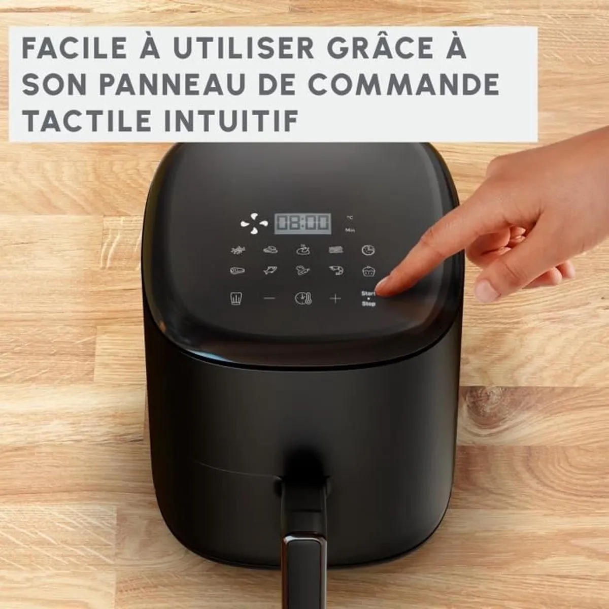 Moulinex Easy Fry Compact EZ145820 Airfryer 3L - Zwart