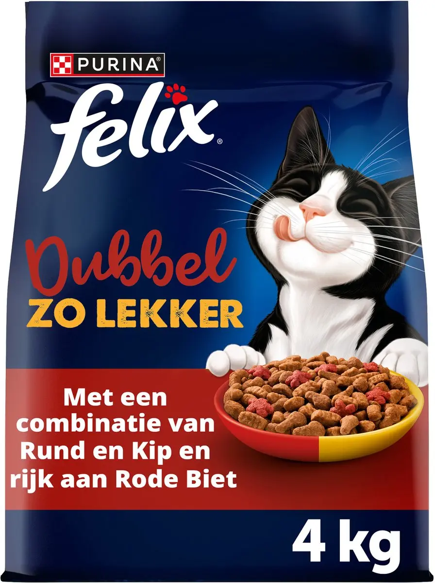 Felix Dubbel Zo Lekker Kattenvoer 800g