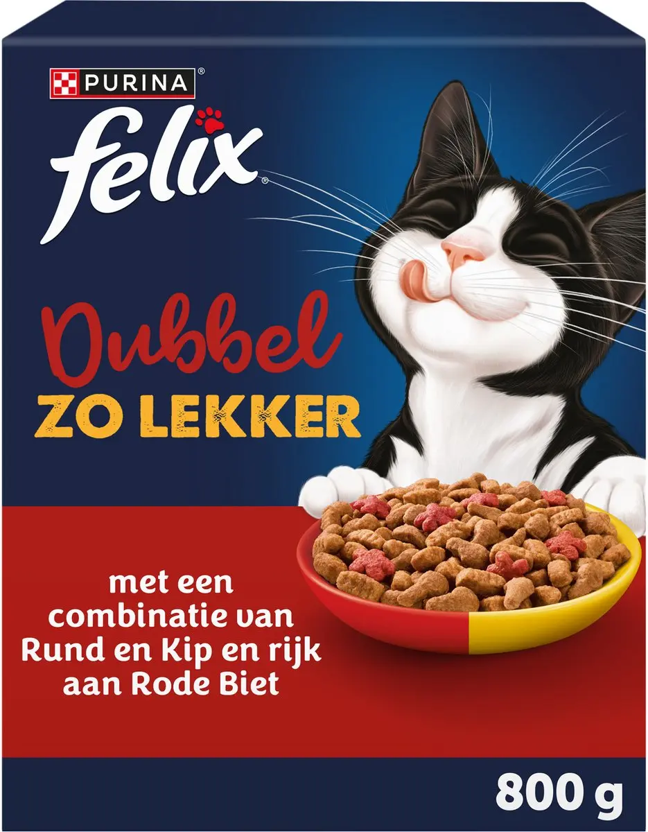 Felix Dubbel Zo Lekker Kattenvoer 800g