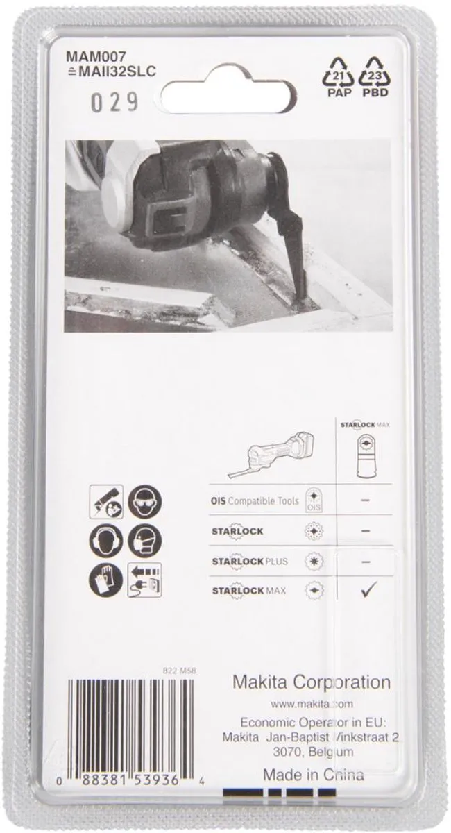Makita B-66466 Universele Voegensnijder 32mm