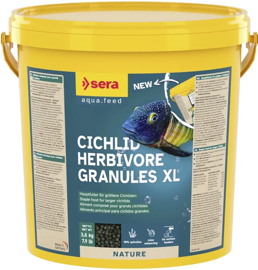 Sera Cichlid Herbivore Granules XL 10.000ml