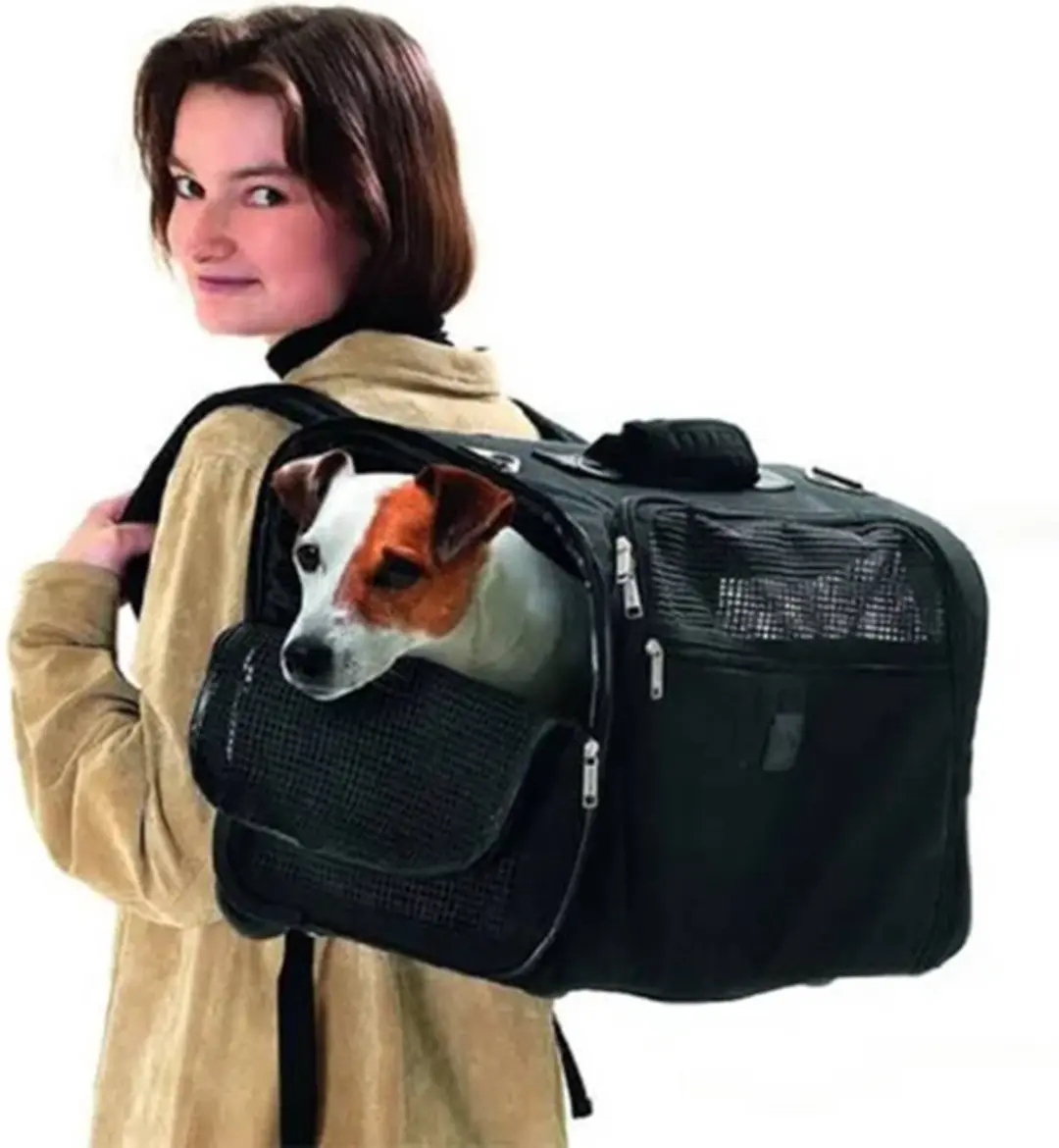 Flamingo Smart Trolley Draagtas - 54x25,5x36,5cm - Zwart
