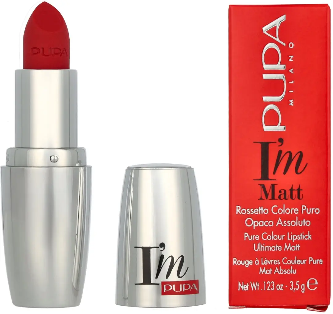 Pupa I'm Matt Lipstick 072 Velvet Ruby - 3.5g