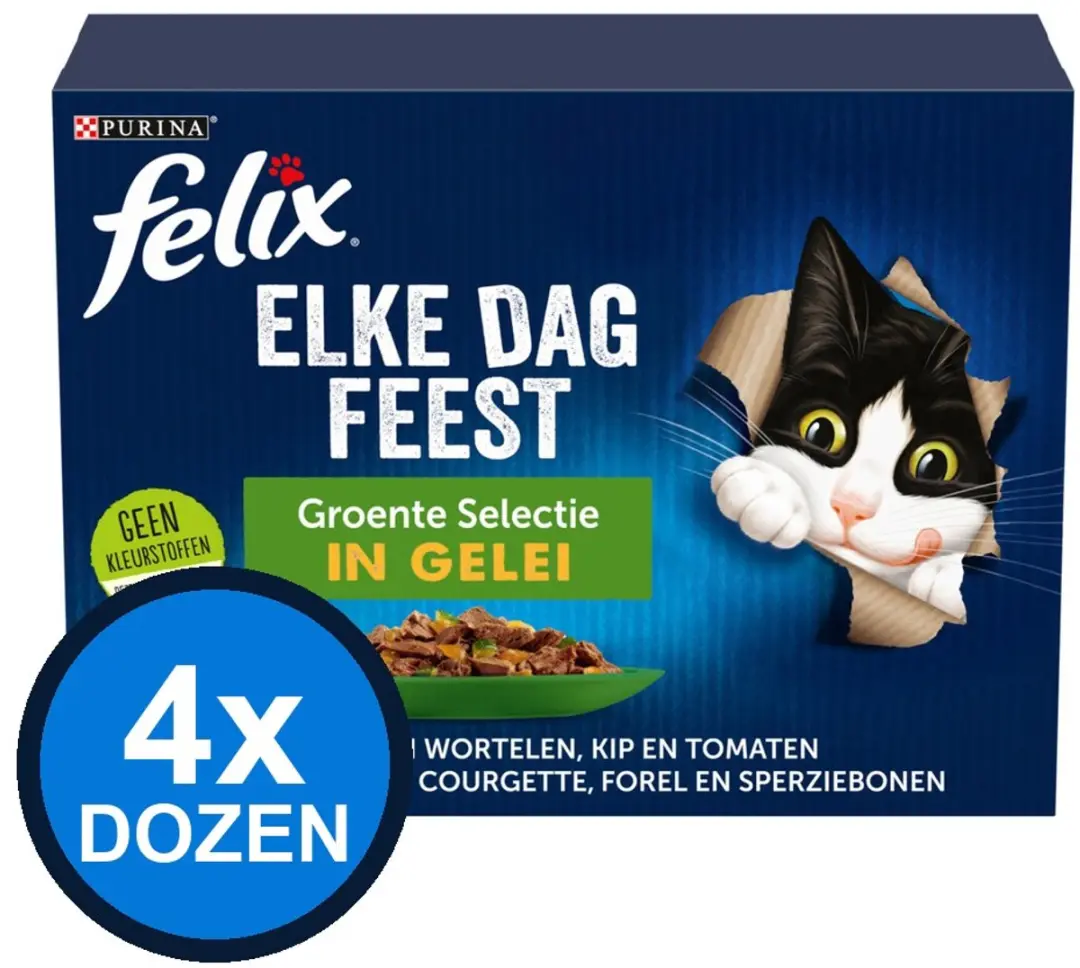Felix Elke Dag Feest Groente Selectie Natvoer